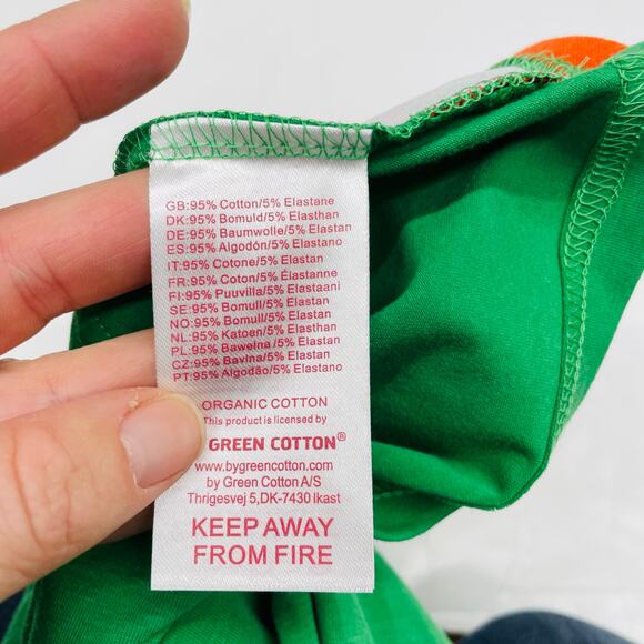 NWT Fred's World 0-3M Organic Hello Dino Tee - Picture 4 of 4